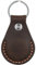 AirGear® Airtag Schlüsselanhänger LEDER ECHT, Anhänger aus Echtem Leder, Hülle aus Echtleder, kompatibel mit Apple Airtag (Coffee Brown)