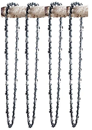 SECURA 4 Hartmetall Sägeketten kompatibel mit Ryobi OCS1830 Motorsäge mit 25cm 3/8LP 40TG 1,1mm