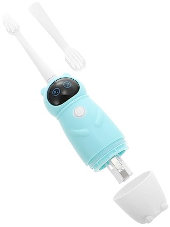 SOLUSTRE Elektrische Zahnbürste für Kinder aus Pp Ipx7 Sanfte Reinigung für Zähne und Zahnfleisch für Tägliche Mundpflege
