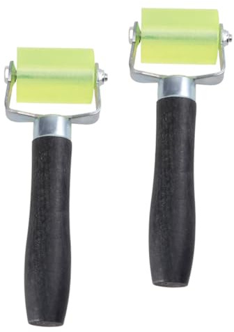 IWOWHERO 2pcs Wallpaper Seam Rollers Roller for Wallpaper Application and Smoothing