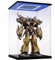 Huijintao Vitrine pour Collection, Boite Acrylique, Vitrine Figurine Transparent, Vitrine Acrylique en Verre pour Collection, Figurine, Voitures Miniatures | avec éclairage LED (15x15x20 cm)