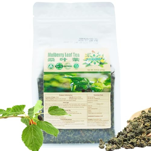SIFANGDA Maulbeere Blätter Tee 桑叶茶 8.8oz(250g) Mulberry Leaves Tea Maulbeere Lose Blätter Sang Ye Cha