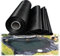 5M×6M Schwarz Wasserdicht Fischteichfolie 6M×8M HDPE Undurchlässig Schwimmteichfolie 7M×9M Flexibel Undurchlässig Wasserfall Bachbrunnen Teichfolie(Größe:1M x 5M)