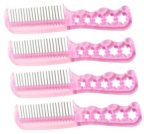 FRCOLOR Parrucca Districante E Modellante - 4 Spazzole in Filo D'acciaio Per Parrucche Da Donna Pettini Per Lo Styling Dei Da Donna