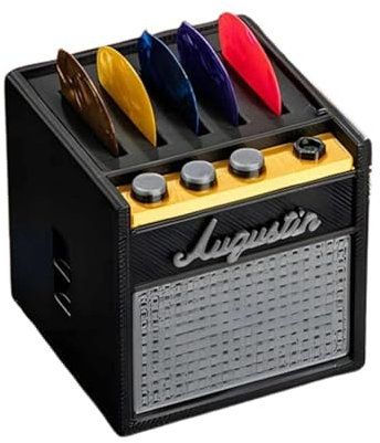 Guitar Picks Holder, Guitar Pick Case Storage Box, Amp Speaker Guitar Picks Case, Printing Guitar Pick Case, Guitar Pick Container Cool Exquisite Guitar Accessories