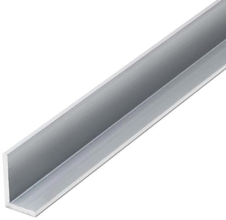 thyssenkrupp Winkelprofil Aluminium 100 x 20 x 2 mm in 1500 mm Länge | Aluwinkel Winkel L-Profil Aluprofil | EN AW-6060