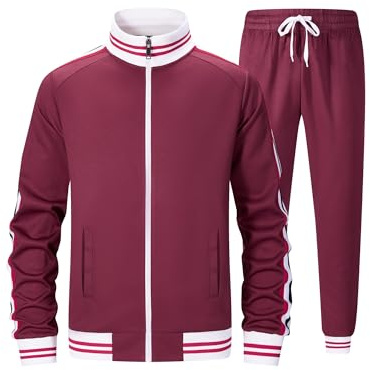 ZPB Men's Tracksuit, Jogging Suit, Sports Suit, Football Sports Trousers, Men's Hoodie Trousers for Gym, Tracksuit
