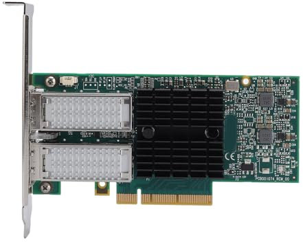 MCX354A FCCT PCI -Netzwerkkarte, 40 GB/S PCI Express 3.0 X8 PCIe Gigabit Glasfaser -Ethernet -Server -Adapter Dual Port QSFP -Ethernet -Netzwerk -Netzwerkadapter für Server für PC