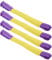 Light Metal Wheel Sticks High -strength Bonds for Restoration, 4PCs Wheel for Ratchets, Yellowpurpe