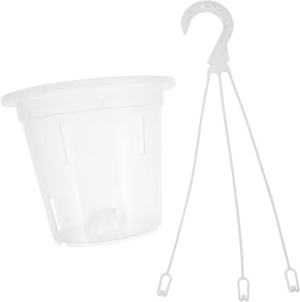 FONDOTIN Transparentes para con Drenaje Contenedores De Control De Pequeñas para De Interior y Suculentas Diseño Transparente para El Cuidado y Crecimiento
