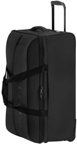 Delsey Paris Torrent Rolling Duffel Bag Waterproof Bag Travel Luggage Black