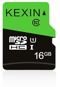 KEXIN Micro SD Card 16GB, MicroSDHC UHS-I Class 10 A1 U1, Mini SD Card, Memory Card for Smartphone, Tablet, Camera