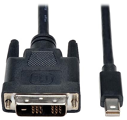 Tripp Lite Mini DisplayPort to DVI Cable Adapter, MDP to DVI (M/M), MDP2DVI, 1080p, 6 ft. (P586-006-DVI)