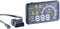Lescars OBD Display: Head-up-Display HUD-55C für OBD2-Anschluss (Tachoanzeige auf Windschutzscheibe, Overhead, nachrüsten)