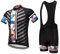 Moxilyn Herren Radtrikot Set Fahrrad Trikot Kurzarm+Radhose mit 12D Gel Sitzpolster,Schnelltrocknend Atmungsaktives Shirt,Ursprüngliche Gaze Radjacke und Radhose,Schnell Schwitzen Hohe Elastizität