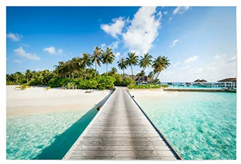 artboxONE Poster 30x20 cm Reise Insel auf den Malediven - Bild malediven malediven Meer