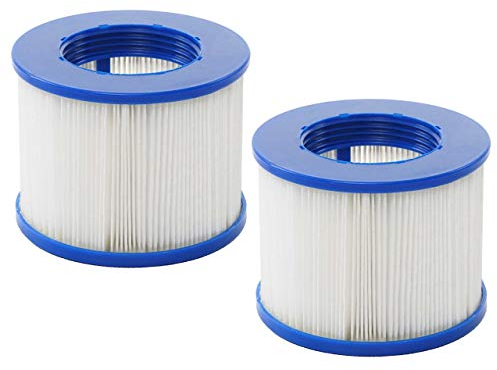 Wasserfilter für Whirlpool HWC-E32, Ersatzfilter Filterkartusche Filterpatrone Lamellenfilter, Zubehör - 2 Stück
