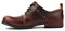 OSSTONE Chukka Stivali Cowboy Biker Boots Maschio Mens motociclo Botas in Pelle Vitello Western retrò stile Uomo Stivali Piatto Caviglia Stivaletti Boots 6015-1-Red-9.5