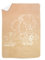 MOON Baby und Kinder Kuscheldecke Baumwolle Hase doppelseitig und flauschig 100x150-wollweiß/beige
