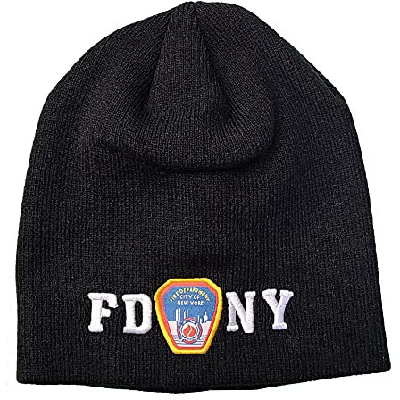 FDNY Beanies (99205b), schwarz, faltenfrei, 99205b, Größe S/XL, Schwarz, ohne Falten, 99205b