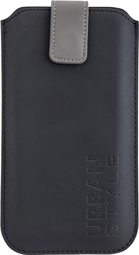 URBAN STYLE Trend CASE Größe 6.9 Black, z.B. für Samsung S20/S21 Ultra/Xiaomi Redmi 8/ Mi 11/ iPhone 13 Pro Max Innenmaße: ca. 167 x 79 x 9 mm, 19258