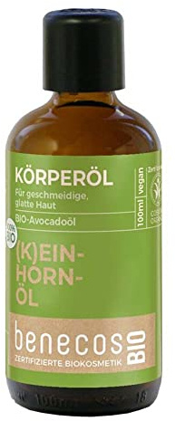 benecosBIO Körperöl BIO-Avocadoöl (K) EIN-HORN-ÖL - Für geschmeidige Haut