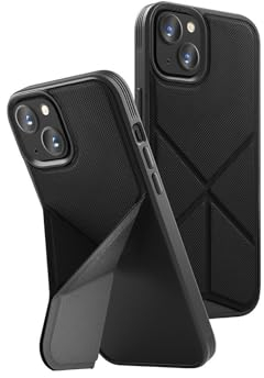Uniq Hybrid iPhone 14 Plus Magclick Charging Transforma Ebony Black Case