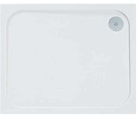 Go Bathrooms Anti Slip White Rectangle Shower Tray 1200 x 700mm Non-Slip Shower Enclosure Cubicle Low Profile Shower Tray