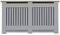 Radiator Cover Large, Radiator Cover, Vertical Slatted Modern Radiator Covers MDF Wood Cabinet Shelf Heating Covers For Living Room, Hallway (19D x 152W x 83.2H CM)