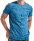 RONOMO Men's T-Shirt Short Sleeve Crew Neck Active Printed Tee - 95% Cotton 5% Spandex, Medium Stretch, Soft Breathable Casual Top (SH Blue XL)
