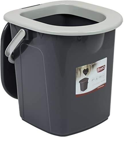 22L Portable Toilet Bucket WC 130kg Camping Festival Outdoor Seat Lid Handle UK
