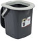 22L Portable Toilet Bucket WC 130kg Camping Festival Outdoor Seat Lid Handle UK