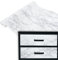 DecoMeister Papel Adhesivo Imitacion Blanco Plateado Para Pared Puertas Mesa Armario Vinilo Autoadhesivo Decorativo Para Muebles Encimera Para Forrar Lámina Para Cocina Rollo 67,5 x 100 cm Por Metros