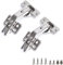 BADALU Kitchen Cabinet Hinges (1 Pair, 2 PCS) 135 Degree Full Overlay Cabinet Hinges for Lazy Susan/Corner/Hidden Door/Folden Door