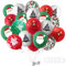 Weihnachten Deko Luftballons Set 20 Pack Latex Merry Christmas Luftballons Weiß Rot Grün Konfetti Ballons, 5 Styles Weihnachten Thema Luftballons Christmas Party Versorgung Feiern