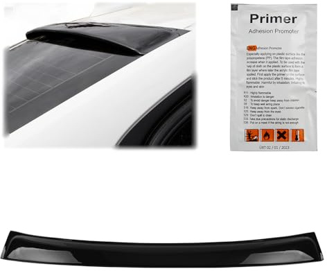 ROBUST Rear Roof Spoiler Window Wing Piano Black Compatible with BMW 3 Series F30 2012-2018
