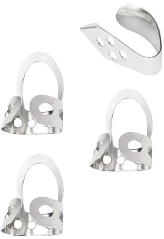 Abaodam 1 Satz Banjo-Pick Fingerpick für Instrumente Daumenpicks Basspickel Banjo-Daumenpickel Gitarren praktische Fingerpicks Banjo-Fingerpicks Metall Zubehör kleine gitarre wählen