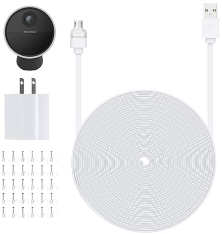 Power Cable for SimpliSafe Wireless Outdoor Security Camera