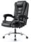 rattantree Executive Office Chair with High Back Large Seat, Durable Ergonomic Recliner PU Leather Computer with Tilt Function, Desk Chair for Office and Home (Black, PU)
