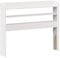 vidaXL Tête de lit avec étagères Blanc 75 cm Bois Massif de pin, tête de lit en Bois, tête de lit avec Rangement, tête de lit sur Pied