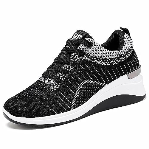 Chaussure Orthopédique Femme Pied Large sans Lacet Chaussures Orthopédiques Confortable Légère Baskets À Enfiler Mesh Respirant Chaussures De Course Jogging Walking À Coussin Sneakers