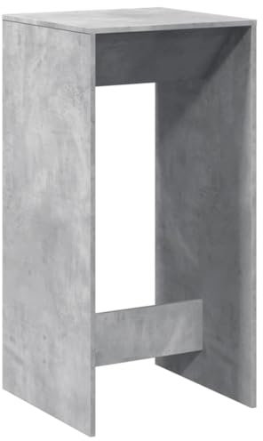 vidaXL Bartisch Betongrau 51x50x103,5 cm Holzwerkstoff