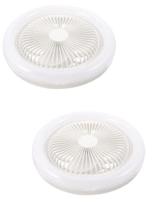 OSALADI 2piezas Ventilador De Techo Sin Con Luz Led Regulable y Distancia Para Salón Dormitorio y Cocina