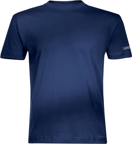 Uvex Basic 88165 Herren-Arbeitsshirt - Dunkelblaue Männer-T-Shirt