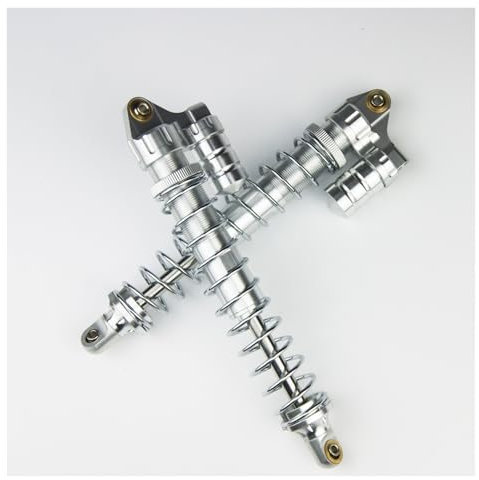 RWEQUTES 6 mm 8 mm Stoßdämpfer vorne und hinten for HPI Baja 5B 5T Rovan Rofun KM Kingmotor 1/5 Buggy Truck(8mm Alloy Front V3)