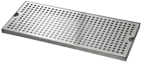 SWAYVES Stainless Steel Beer Drip Tray, Removable Receiving Tray Without Drain, for Home Bar Mini Fridge
