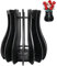 T TAKONE Vase pour fleurs Lego, puzzle en bois, pour bouquet de fleurs, peut être utilisé pour ranger des roses Lego, des tournesols, des jonquilles, des amateurs de fleurs Lego (33 trous, noir)
