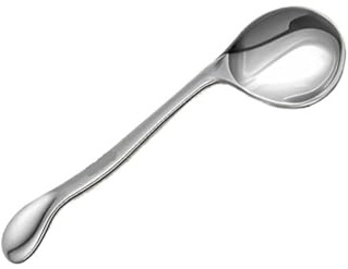 1-Pack Adaptive Angled & Curved Feeding Spoon Set - Right/Left Handed Universal Use for Elderly Patients, Ergonomic Eating Aid Utensils(Left)