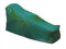 Rayen 6383.20 - Funda de polietileno para tumbona de jardín con cinta ajustable, Verde, 72 x 190 x 76 centímetros