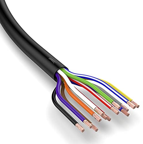 Cavo elettrico multipolare per automobile/rimorchio 5m, 10m, 20m o 50m selezione: 5m metri, 13 poli 13 x 1.5 mm² cavo tondo